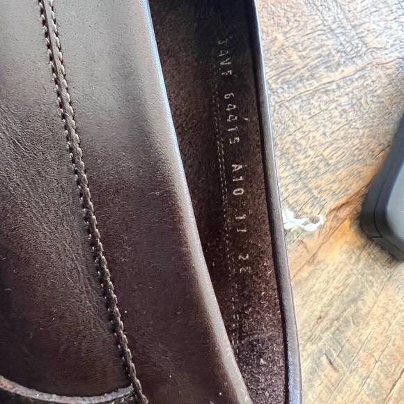 Ferragamo brown suede loafers